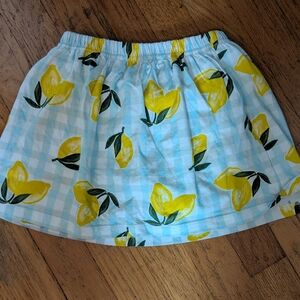 Carter's Blue and Yellow Lemon Skirt